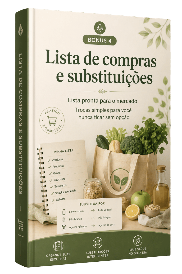 Lista de compras e substituições